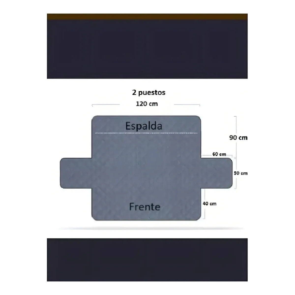 Miniatura 4 de Protector Forro Para Sofá 2 Puestos